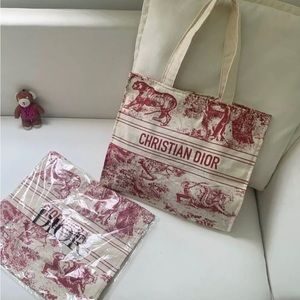 Christian Dior Wardujuy Tote Bag Novelty VIP Customers Only Japan 37 x 42cm Gift